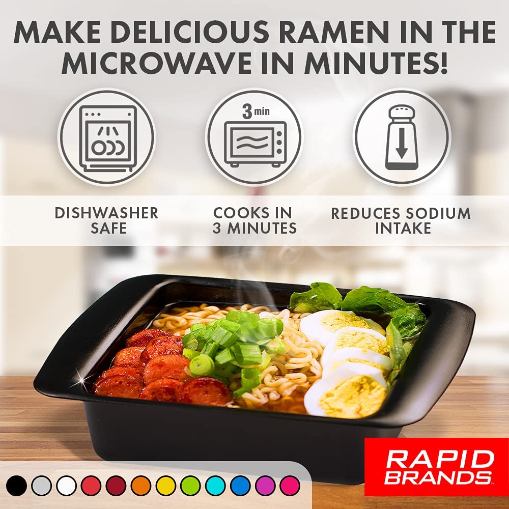 1 Piece  Cooker Microwavable Cookware for Instant Ramen - Rapid Brands