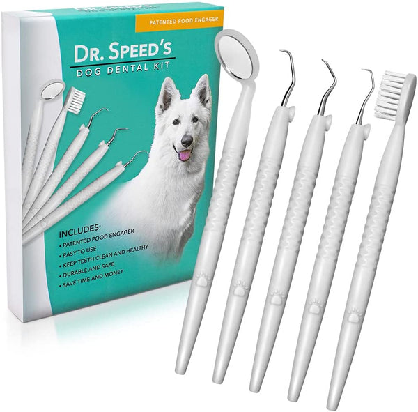 Dr. Speed s Dog Dental Kit 7 Piece Home Pet Cleaning Care