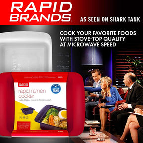 4 Piece Ramen Cooker Microwave Ramen Noodles in 3 Minutes - Rapid Brands