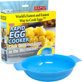Egg Cooker Microwave Scrambled Eggs & Omelettes in 2 Minutes - Rapid Brands